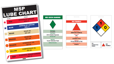 Lube Room Identification and Labeling System Malaysia Singapore Brunei